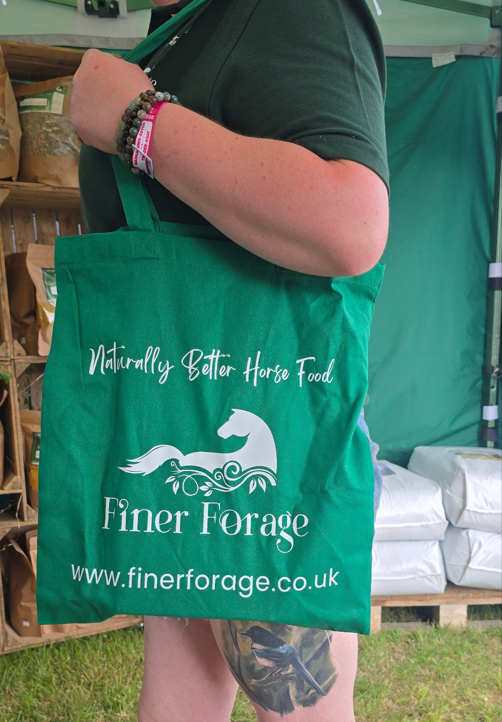 Finer Forage Cotton Shopper Bag