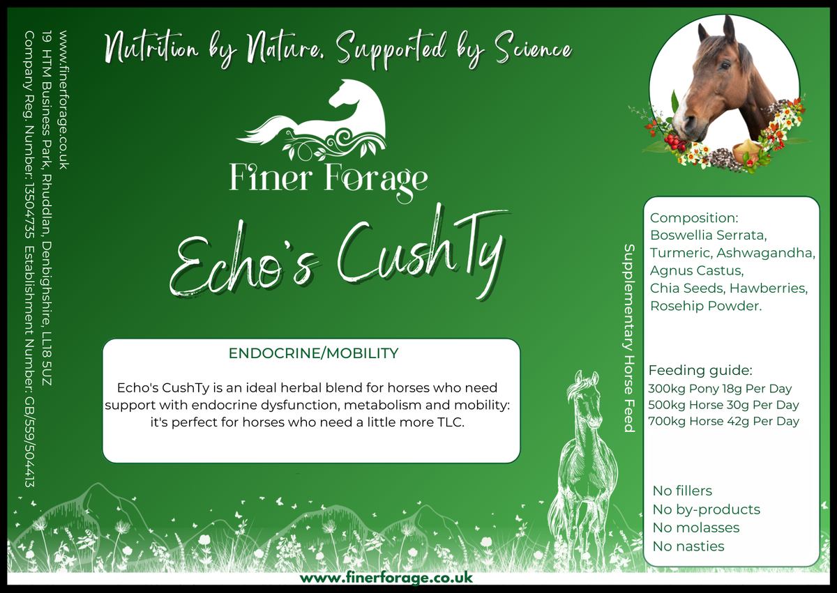 Cushty Sort Echo's Cushty Herbal Blend – Finer Forage