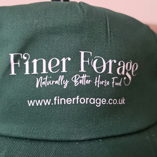 Finer forage green baseball cap